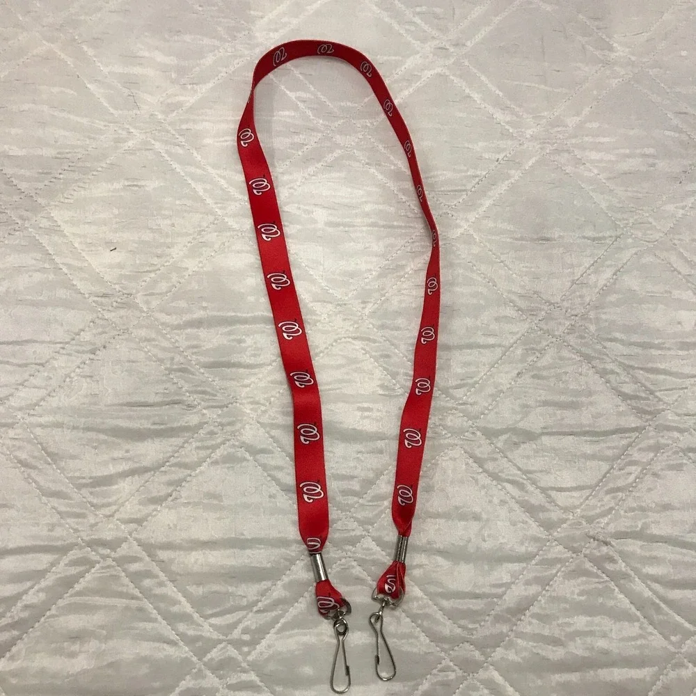 WASHINGTON NATIONALS MLB RED LANYARD